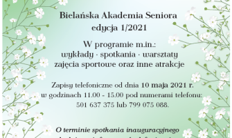 Bielańska Akademia Seniora 2021